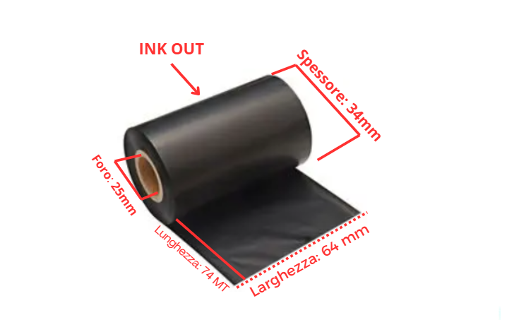 Ribbon CERA 64x74 OUT