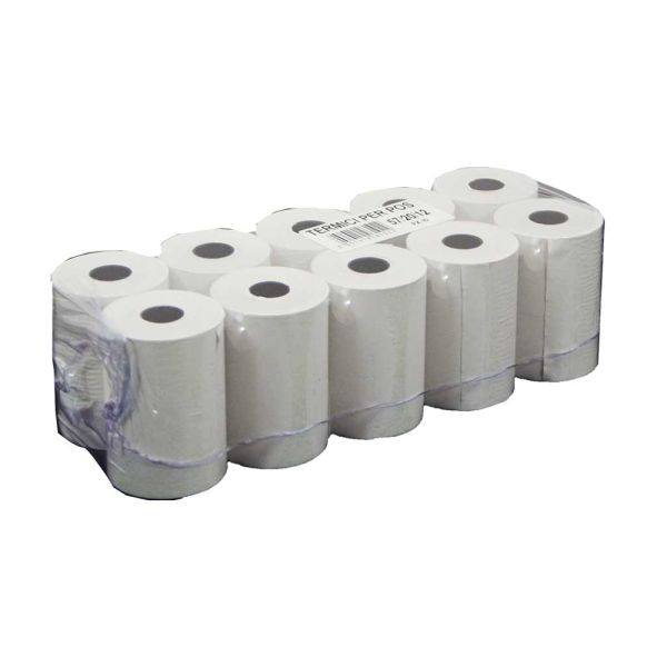 Rotoli Termici POS 57x20 Ø 12; 55gr/mq (prezzo conf. € 26,00+iva)