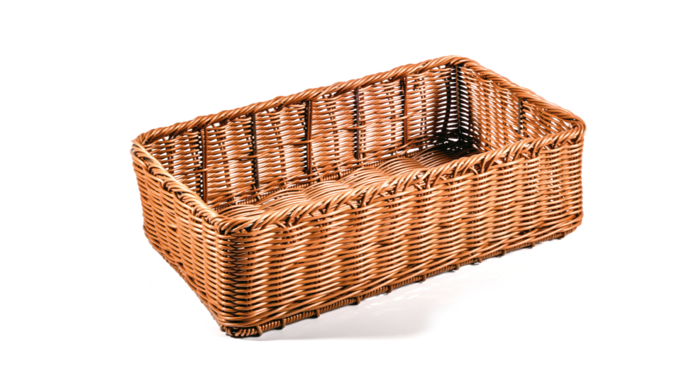 CESTO RETTANGOLARE PP 37x25x9,5 H cm