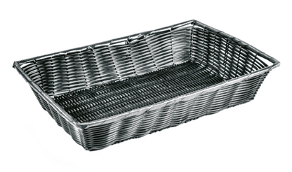Cesto rettangolare in polipropilene  Ø 3 mm D: 60 x 45 x 12 H cm